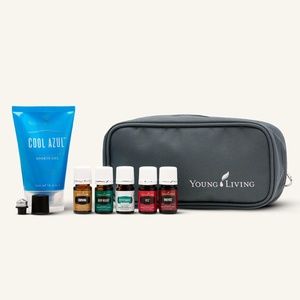Young Living Active & Fit Kit - Cool Azul Gel and Essential Oil Collection, NEW